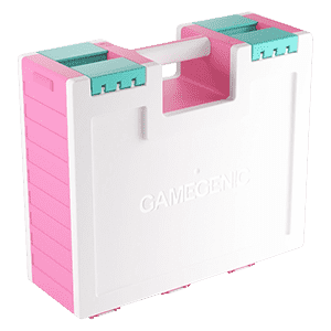 Gamegenic Game Castle Storage Box (Pink/White/Teal)