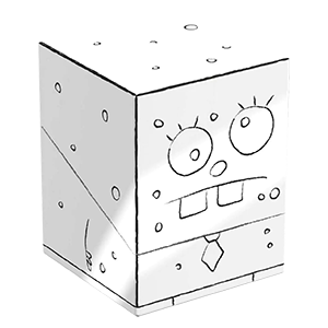 Ultimate Guard Squaroe SpongeBob SquarePants Boulder Deck Case 100+ (DoodleBob)