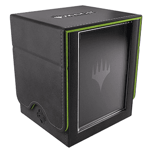 Secrets of Strixhaven: Squire Plus 100+ XL Deck Box (Black/Green) - Secrets of Strixhaven