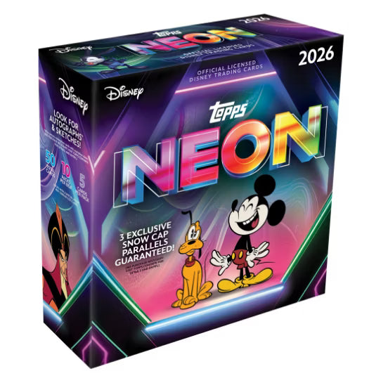 Topps neon Disney 2026 – Mega Box