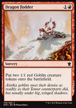 Dragon Fodder⁣ - Dragons of Tarkir⁣ (Common)⁣ [135]