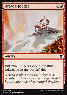 Dragon Fodder⁣ - Dragons of Tarkir⁣ (Common)⁣ [135]