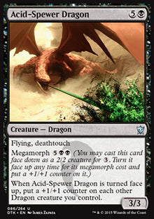 Acid-Spewer Dragon⁣ - Dragons of Tarkir⁣ (Uncommon)⁣ [86]