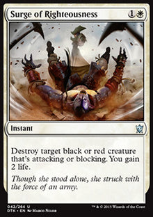Surge of Righteousness⁣ - Dragons of Tarkir⁣ (Uncommon)⁣ [42]