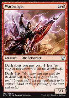 Warbringer⁣ - Dragons of Tarkir⁣ (Uncommon)⁣ [168]