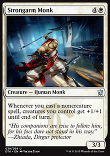 Strongarm Monk⁣ - Dragons of Tarkir⁣ (Uncommon)⁣ [39]