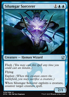 Silumgar Sorcerer⁣ - Dragons of Tarkir⁣ (Uncommon)⁣ [76]
