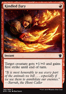 Kindled Fury⁣ - Dragons of Tarkir⁣ (Common)⁣ [142]