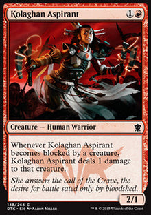 Kolaghan Aspirant⁣ - Dragons of Tarkir⁣ (Common)⁣ [143]