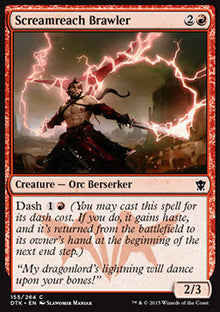 Screamreach Brawler⁣ - Dragons of Tarkir⁣ (Common)⁣ [155]