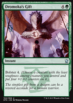 Dromoka's Gift⁣ - Dragons of Tarkir⁣ (Uncommon)⁣ [184]