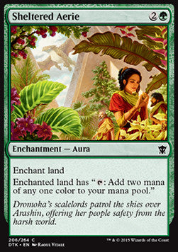 Sheltered Aerie⁣ - Dragons of Tarkir⁣ (Common)⁣ [206]