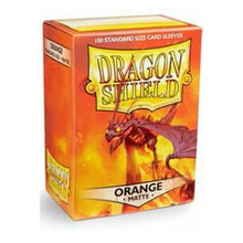 100 Dragon Shield Sleeves - Matte Orange