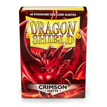 60 Dragon Shield Sleeves - Matte Crimson