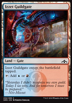 Izzet Guildgate (V.2)⁣ - Guilds of Ravnica⁣ (Common)⁣ [252]