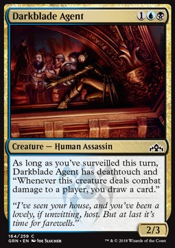 Darkblade Agent⁣ - Guilds of Ravnica⁣ (Common)⁣ [164]