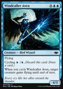 Windcaller Aven⁣ - Modern Horizons⁣ (Common)⁣ [77]