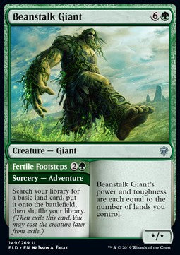 Beanstalk Giant // Fertile Footsteps⁣ - Throne of Eldraine⁣ (Uncommon)⁣ [149]