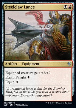 Steelclaw Lance⁣ - Throne of Eldraine⁣ (Uncommon)⁣ [202]