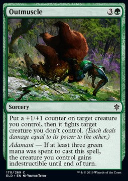 Outmuscle⁣ - Throne of Eldraine⁣ (Common)⁣ [170]