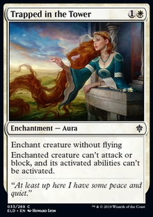 Trapped in the Tower⁣ - Throne of Eldraine⁣ (Common)⁣ [33]