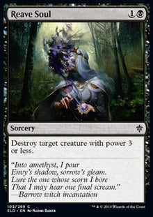 Reave Soul⁣ - Throne of Eldraine⁣ (Common)⁣ [103]