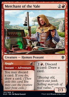 Merchant of the Vale // Haggle⁣ - Throne of Eldraine⁣ (Common)⁣ [131]