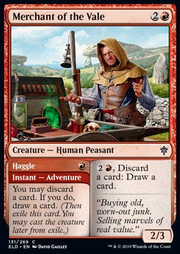 Merchant of the Vale // Haggle⁣ - Throne of Eldraine⁣ (Common)⁣ [131]