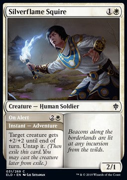 Silverflame Squire // On Alert⁣ - Throne of Eldraine⁣ (Common)⁣ [31]