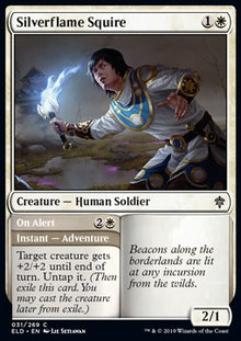 Silverflame Squire // On Alert⁣ - Throne of Eldraine⁣ (Common)⁣ [31]