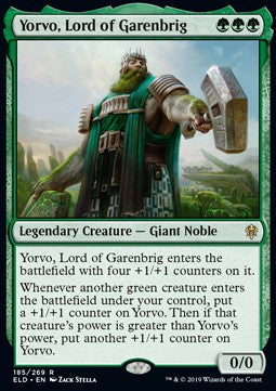 Yorvo, Lord of Garenbrig⁣ - Throne of Eldraine⁣ (Rare)⁣ [185]
