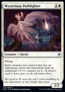 Mysterious Pathlighter⁣ - Throne of Eldraine⁣ (Uncommon)⁣ [22]
