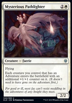 Mysterious Pathlighter⁣ - Throne of Eldraine⁣ (Uncommon)⁣ [22]