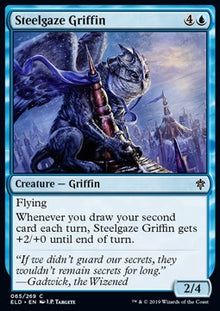 Steelgaze Griffin⁣ - Throne of Eldraine⁣ (Common)⁣ [65]