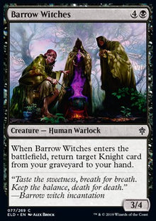 Barrow Witches⁣ - Throne of Eldraine⁣ (Common)⁣ [77]