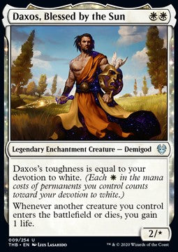 Daxos, Blessed by the Sun⁣ - Theros Beyond Death⁣ (Uncommon)⁣ [9]