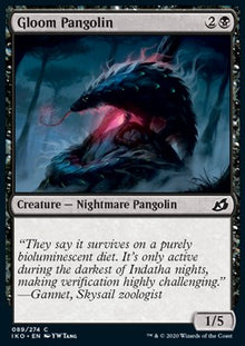 Gloom Pangolin⁣ - Ikoria: Lair of Behemoths⁣ (Common)⁣ [89]