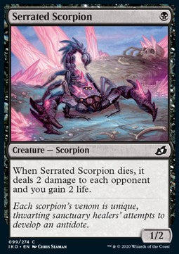 Serrated Scorpion⁣ - Ikoria: Lair of Behemoths⁣ (Common)⁣ [99]
