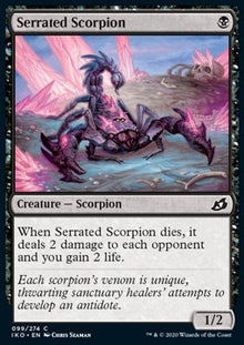Serrated Scorpion⁣ - Ikoria: Lair of Behemoths⁣ (Common)⁣ [99]