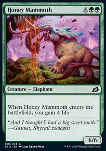 Honey Mammoth⁣ - Ikoria: Lair of Behemoths⁣ (Common)⁣ [158]
