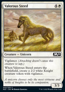 Valorous Steed⁣ - Core 2021⁣ (Common)⁣ [42]