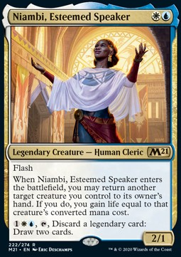 Niambi, Esteemed Speaker⁣ - Core 2021⁣ (Rare)⁣ [222]