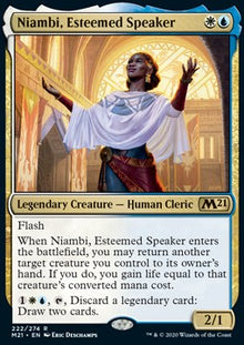 Niambi, Esteemed Speaker⁣ - Core 2021⁣ (Rare)⁣ [222]