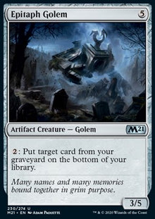 Epitaph Golem⁣ - Core 2021⁣ (Uncommon)⁣ [230]