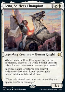 Lena, Selfless Champion