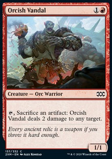 Orcish Vandal⁣ - Double Masters⁣ (Common)⁣ [137]