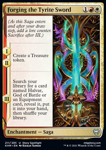 Forging the Tyrite Sword⁣ - Kaldheim⁣ (Uncommon)⁣ [211]