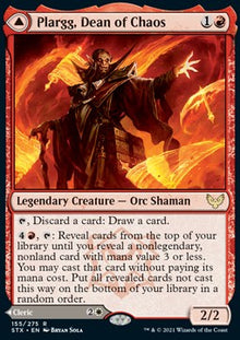 Plargg, Dean of Chaos // Augusta, Dean of Order⁣ - Strixhaven: School of Mages⁣ (Rare)⁣ [155]