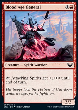 Blood Age General⁣ - Strixhaven: School of Mages⁣ (Common)⁣ [93]