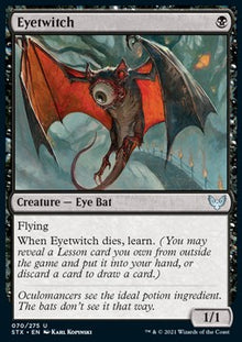 Eyetwitch⁣ - Strixhaven: School of Mages⁣ (Uncommon)⁣ [70]